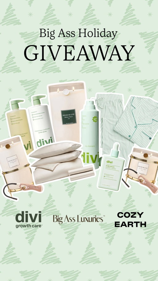 BIG ASS HOLIDAY GIVEAWAY!!!🎄🎁

It’s the LAST day of the 12 Days of Divi and yes… we went BIG ASS🎁😌 Enter for the chance to win the ULTIMATE holiday giveaway packed with must-haves from @bigassluxuries @cozyearth and @diviofficial 💚✨

1 Winner Will Receive:
🎁4 Divi 100 mL Scalp Serum
🎁4 Divi Jumbo Dry Shampoo
🎁2 Divi Jumbo Volumizing Shampoo & Conditioner
🎁BAL 300oz Woodland Balsam Candle
🎁BAL 300oz Dark & Handsome Bundle
🎁BAL Baby Palo Santo Bundle
🎁Cozy Earth Bamboo Deluxe Bedding Set
🎁Cozy Earth X Divi Limited-Edition Pj Set
🎁iPhone 17 Pro Max
🎁Apple AirPods Max
🎁Beis The Large Check-In Roller
🎁DRx SpectraLite FaceWare Pro 3-minute LED Device
🎁Ninja Creami XL Deluxe
🎁Ninja Air Fryer Pro XL 6-in-1
🎁Theragun Pro Plus
🎁Stanley 40oz

How to Enter:
1. Follow @diviofficial @bigassluxuries @cozyearth and @kelcey_w
2. Like this post
3. Tag your bestie (each comment = 1 entry!) and use #divisweepstakes #cozyearthsweepstakes or #bigasssweepstakes

NO PURCHASE NECESSARY. Open to legal residents of the 50 U.S./D.C., age 21+. Ends 1/5/26. For full Official Rules, visit http://bit.ly/diviterms.
