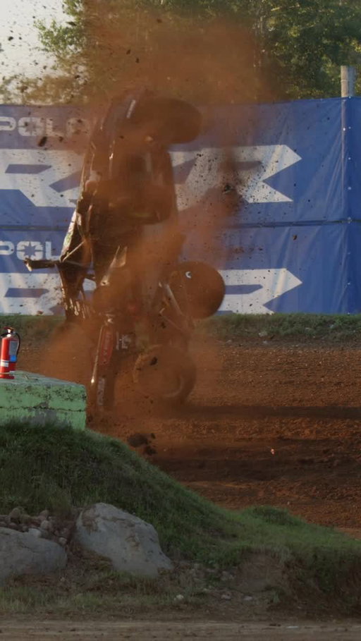 Sometimes the dirt bites back …
.
@cjgreaves33 going for a ride (He was okay)
.
#Crandon #Offroad #Reels #CrandonOffroad