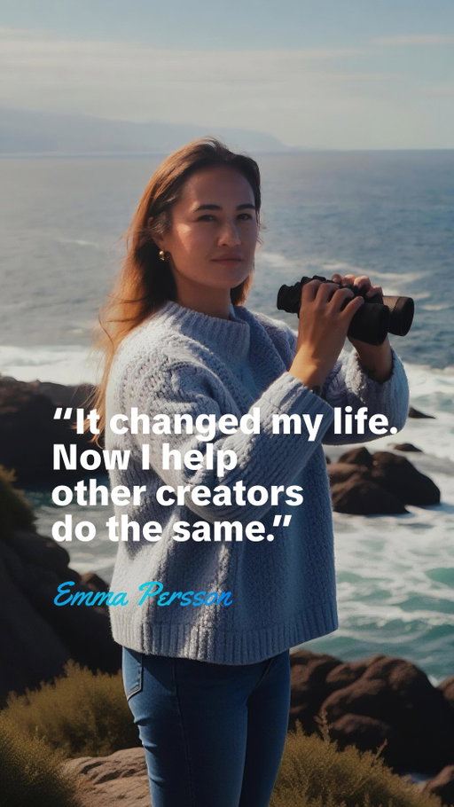 CapCut became a key part of Emma Persson's creative journey. 👣 @thesocialcreativesclub

From observing the world through her lens to sharing her experience with others, she now teaches with CapCut, helping creators focus on a creative process where simplicity leads and ideas come first.  #CapCutCreator