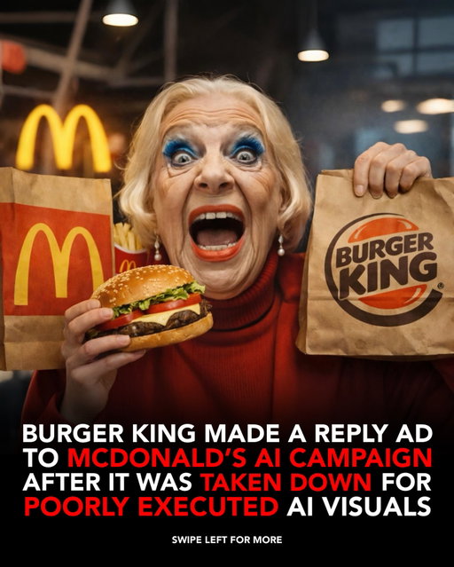 After McDonald’s pulled its AI-generated Christmas ad following public backlash, Burger King moved fast with a reply of its own.

Instead of launching a full campaign, Burger King used the moment to make a point: when brands rely too heavily on AI, they risk losing control of their creative and even handing the spotlight to competitors.

The response wasn’t about production quality.
It was about timing, cultural awareness, and knowing when to join the conversation.

This is real-time marketing done right: low effort, high relevance, and perfectly aligned with brand personality.

Follow @biz.insider for more creative campaigns.