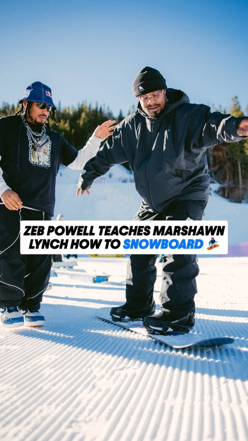 Marshawn's snowboarding skills looked so natural even X-Games gold medalist, Zeb Powell was impressed 🏂

Catch the latest episode of 'N Yo' City on @sportsonprime YouTube after Chiefs-Broncos Christmas Night.