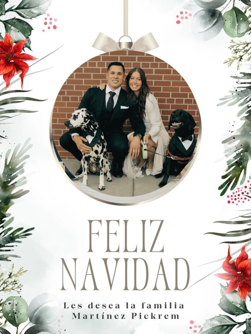 Feliz navidad les desea la familia Martínez Pickrem ❤️