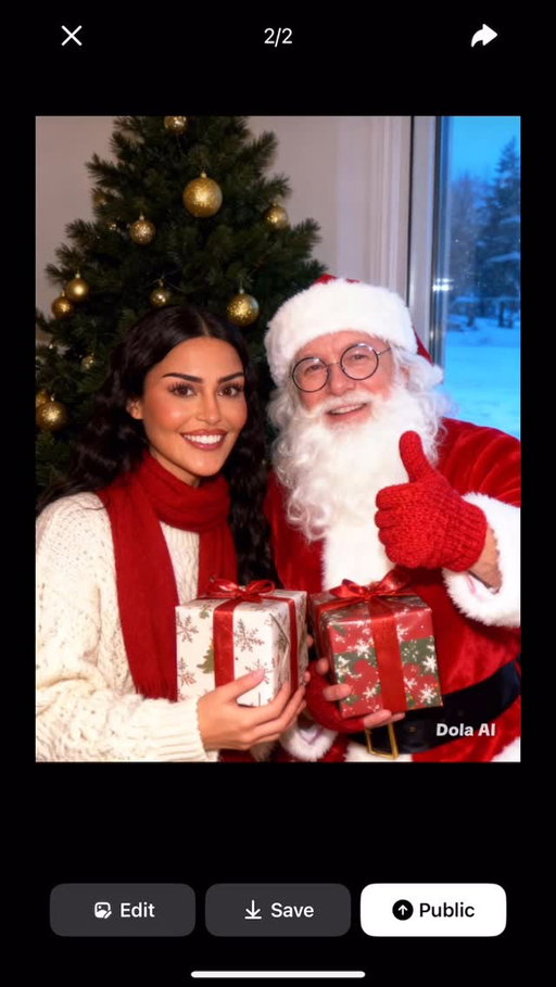 Merry Christmas I guess #dola #uk #dolaholiday ad