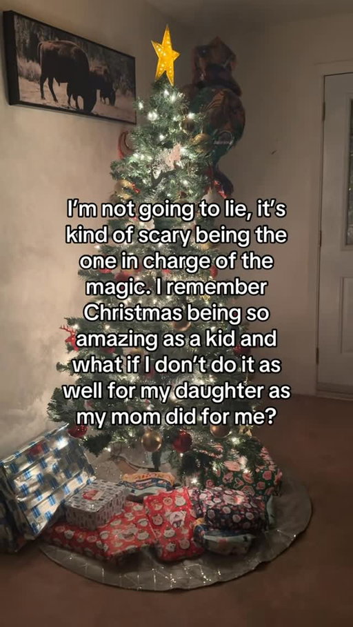 I’m not going to lie… being the one in charge of the magic is a little scary.
I remember Christmas feeling so big, so safe, so magical as a kid.
And now I’m the mom hoping my daughter feels even a piece of that.
Doing my best, one twinkle light at a time ✨🎄
#christmasexpectations #momexpecations #christmas