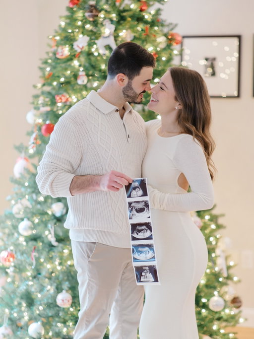 Our miracle baby. Our little love. Baby Longo on the way!🤍