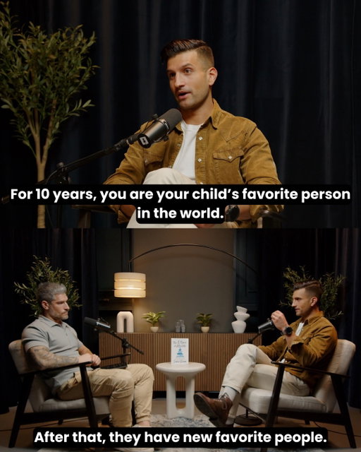 A holiday reminder we all need to hear: For 10 years, you are your child’s favorite person in the entire world.

After that, they have other favorite people: Best friends, girlfriends, boyfriends, partners, and eventually, their own children.

The “magic years” will fade away and disappear if you let them.

Always remember: The days are long but the years are short.

In a viral Reddit post from May 2023, a user wrote, “20 years from now, the only people who will remember that you worked late are your kids.”

I am of two minds on this:

1. Being present and spending time with those you love is the most important thing in the end.

2. Having the people you love see you work hard on things you care about is a principle they’ll remember for the rest of their lives.

This is the tension we all need to navigate, between our ambition and our presence.

The magic years should be a call to arms:

Wrestle with this tension, be there and appreciate that brutally short window of time you have with your kids.

Stop living the deferred-happiness plan, saying, “Well, I’m just going to work really hard now so that I can spend time with my kids when I’m sixty.”

Because when you’re sixty, they’re not going to be three years old anymore.

Reject the defaults and design the balance that fits your world.

This is an excerpt derived from my NYT bestselling book, The 5 Types of Wealth. Comment BOOK for the link to order it now on sale!

#relationships #children #love