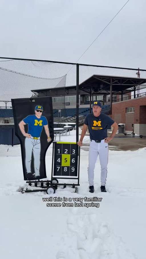 Execution is key … unfortunately they took the concept literally. Thx BP Zone

#pitcher #baseball #michigan #funny #fyp