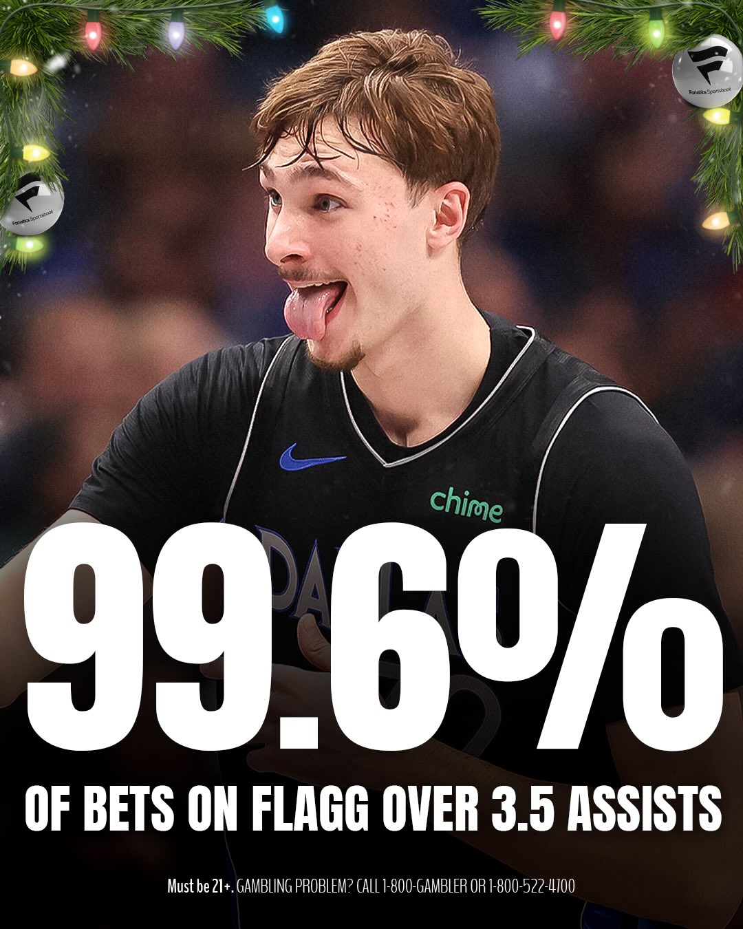The public is HEAVY on Cooper Flagg 😳

Will the Mavs rookie ball out in his first Christmas game?