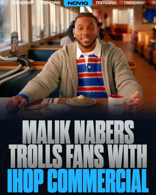 🚨 TRENDING: Malik Nabers is now trolling fans that drafted him in Fantasy Football this year with his new IHOP commercial:

Nabers leaned into the “last place” jokes, poking fun at all the managers who drafted him as their WR1 and are now stuck in last place (with the punishment). 

He called the new bottomless pancake offering, “a big win for last-place fantasy finishers”… 💀

(🎥 IHOP/x)