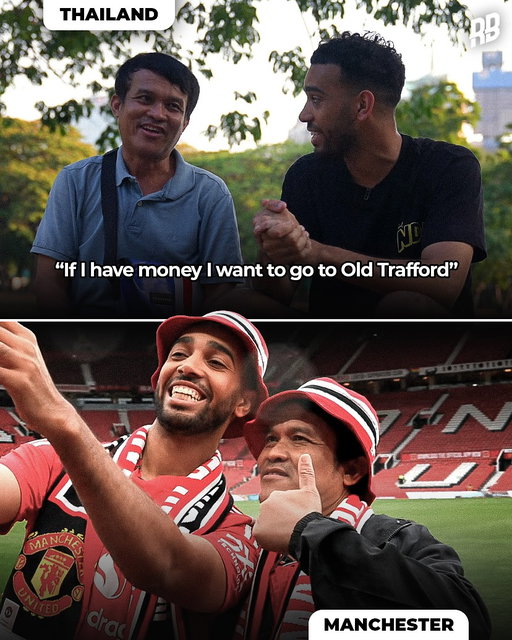 This story is so heartwarming man… @niko is the GOAT. 🥹🤝🏽

Niko Omilana went travelling to Thailand for a YouTube vid and met Kambon, who helped him explore on his journey 🇹🇭

Earlier this year, Niko went back to Thailand and Kambon helped with his challenge of travelling the world for free via his Tuk-tuk. They built a special bond on his journey, meeting Kambons friends & family. Staying in his home and driving him across the country for free. Niko wanted to reward Kambon’s kindness when he completed his world tour and was back in London, by giving Kambon the ultimate surprise…

Kambon was a big Manchester United fan and previously said that his dream was to go to Old Trafford if he had the money… so Niko made that dream become a reality 💫

After a long VISA process, Niko flew Kambon to London and took Kambon around the city before surprising him with a trip to Old Trafford to watch United beat Aston Villa 2-0 in May.

If you haven’t already watched his final episode of the series… you’ve gotta go watch it. He really does it for the people. Football uniting people across the world 🙏🏽❤️