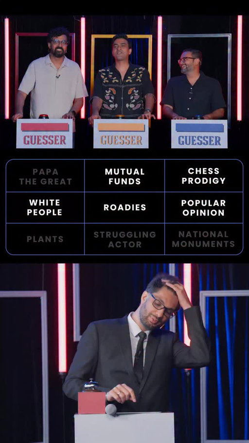 India’s most famous white people featuring @varunthakur @azeembanatwalla and @cowtuk in episode 4 of @nationwantstoguess. Watch now on YouTube!
