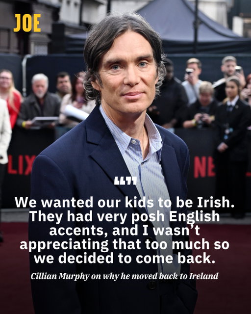 Absolutely fair. 😂⁠
⁠
Cillian Murphy says the reason he moved back to Ireland was that his children had English accents. 😭