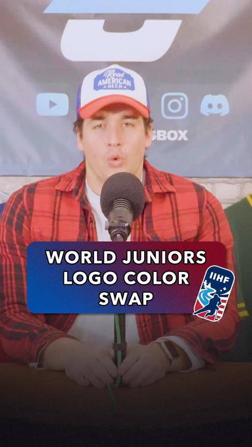 World Junior Logo Color Swap! #hockey #iihf #worldjuniors