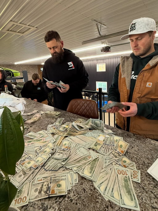Had an auction and sold 200k worth of stuff for 100k, and then gave it all away in Christmas bonuses to our team. That’s Cboys math. New video on YouTube go watch
