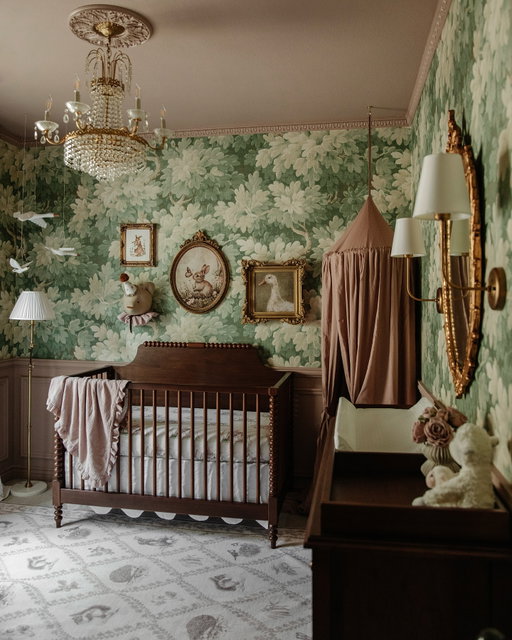 The NURSERY in stills 🤩 I had so much fun designing this room, I think it turned out so whimsical and fun! I’ve never designed a baby or kid room before and loved playing with all the colors and cute little touches. So excited to meet our sweet girl- her due date is in two days! 😳 we’ll see if she comes on time or decides to cook a little longer!