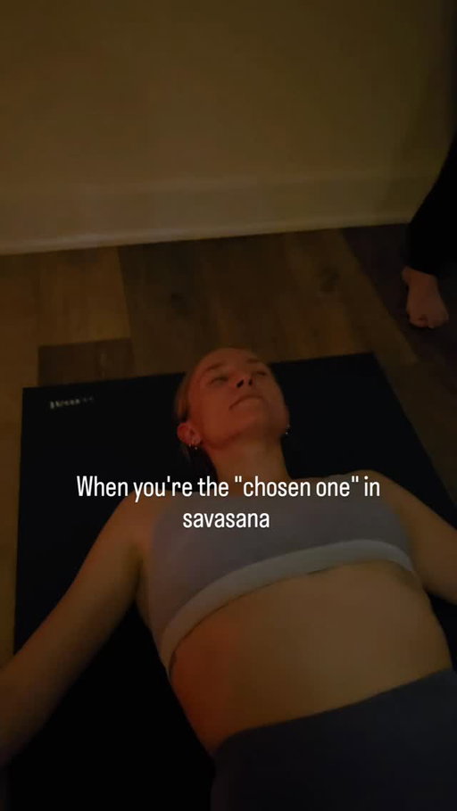 Savasana with a cold towel and neck massage? 
Yes please 

#poweryogacanada #yogalife #savasana