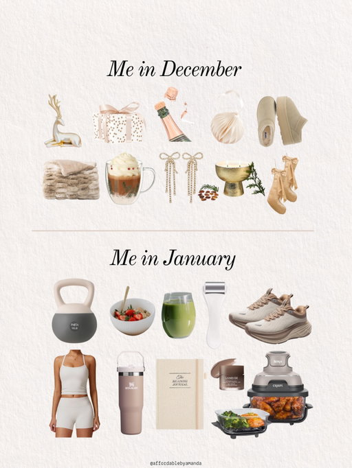December energy walked so January mindset could run ✨ fresh start, soft reset, better habits. 💪🏻🤍