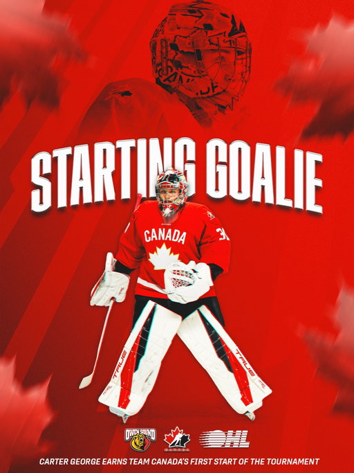 Carter George leads them out tonight 🇨🇦

#WorldJuniors