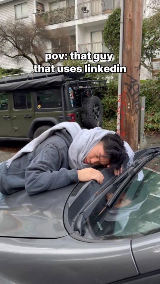 linkedin warriors need to be stopped 🥀
#relatable #pov #linkedin #bro #reels