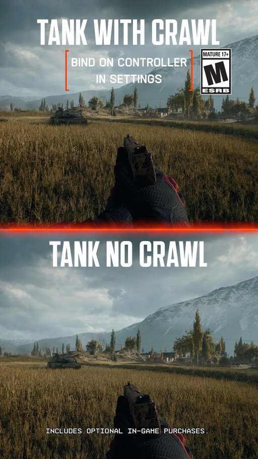Control the fight in #Battlefield6 from the ground up 💥

Then hit your console’s ‘Ground Vehicle Driver Control Mapping’ and bind ‘Crawl’ to lock the move in.