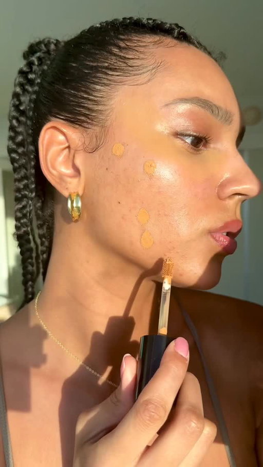 I live for a skin finish makeup look. The Super Coverage Concealer and Super Glow are available at @sephora | @toofaced #toofacedpartner