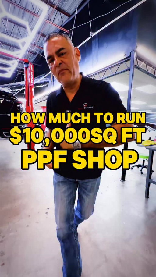 How Much To Run a 10,000sq ft PPF Shop