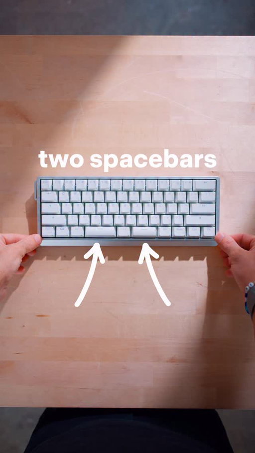 They somehow upgraded the keyboard…