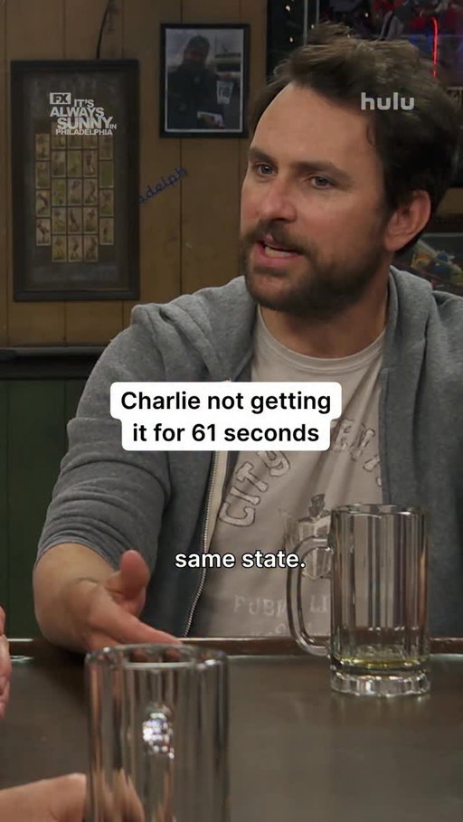 Does Charlie not get it, or is he the only one who REALLY gets it?