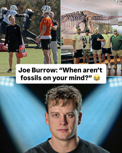This year, Joe Burrow gifted his offensive linemen authentic dinosaur, bear and mammoth fossils for Christmas 🦖

Joe Burrow: “When aren’t fossils on your mind? They go back millions of years. That’s sick.” 😂

📺 Quarterback: Season 2 only on Netflix