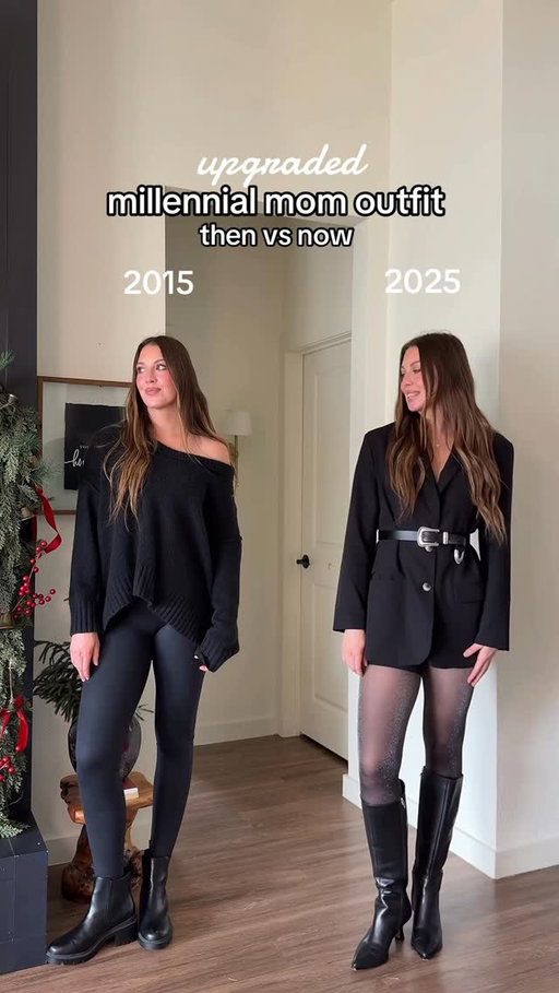 Upgraded cool mom outfit - NYE party edition❤️ say FIT for details! 

Mom style, mom outfits, NYE outfit, millennial outfit idea, new years outfit, oversized blazer outfit https://liketk.it/5IeEQ