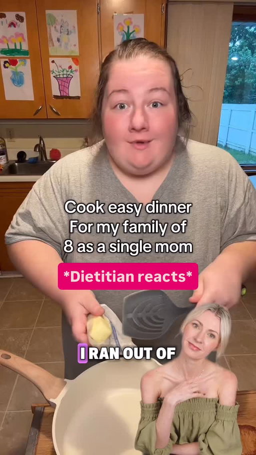It makes me sad that people will inevitably see a mom doing this and try to shame her for feeding her kids smiley fries and processed foods. But what I see is a mom getting dinner on the table with the help of some convenience foods that contain protein and fibre, and pairing it with some fruit for extra nutrients. Love it @mamajjerriettedubay !