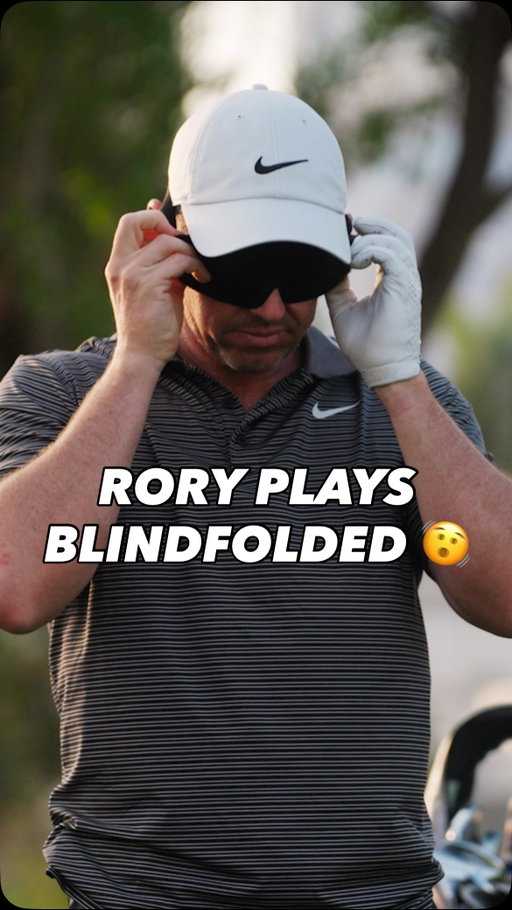 How good is Rory blindfolded? 🤯