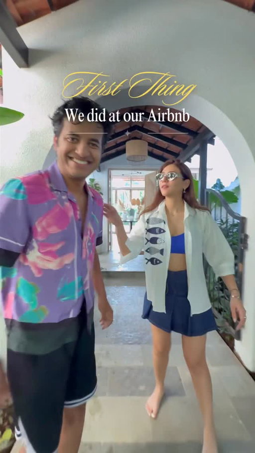 Sabse pahle pool me koodna anivarya hai…
#Airbnb #Ad 
@airbnb