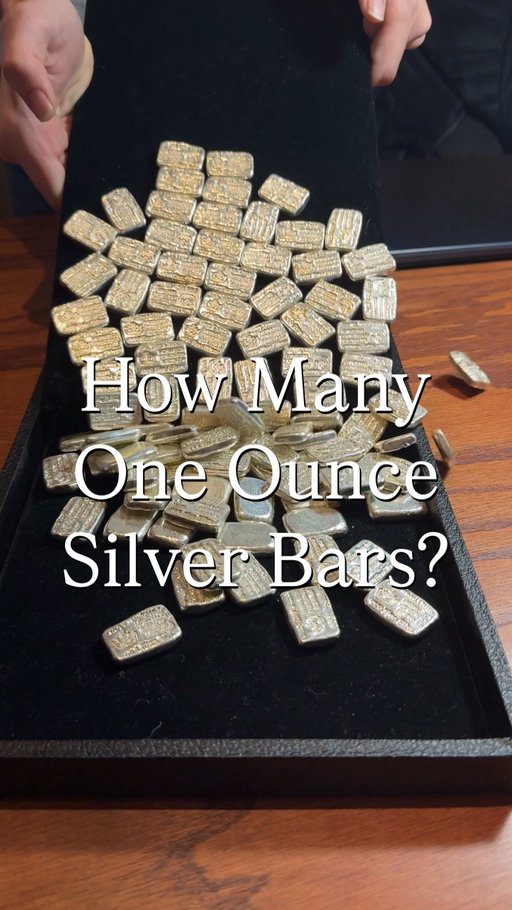 How many one ounce silver bars? 

#silver #stacks #silverstacking #silverlover