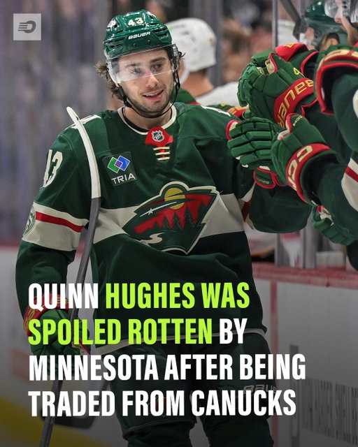 Hughes is the most talented defenceman to ever throw on a Minnesota Wild jersey, and the team treated him as such 😤💰

Michael Russo and Anthony LaPanta from the Worst Seats in the House Podcast revealed earlier this week exactly how the Wild welcomed Hughes to their organization 👀‼️

📸 Nick Wosika / Matt Krohn - Imagn Images / Shutterstock 
#yvr #vancouver #nhl #canucks #wild