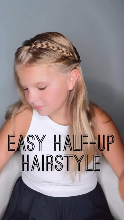 EASY HALF-UP HAIRSTYLE 🩷 This is one of the just love! It’s cute and so easy to do. I’m sharing my favorite hair products with you that I use daily. I honestly don’t do any hairstyle without first prepping Victoria’s hair. The hairstyling cream is a must, it helps keep the hair smooth and shiny! 
.
Comment SHOP below to receive a DM with the link to this post on my LTK ⬇ https://liketk.it/5IoyI #ltkbeauty