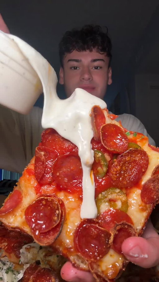 Death By Pizza Mukbang #deathbypizza #deepdishpizza #mukbang #asmr #explorepage