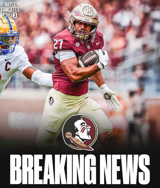 BREAKING: Florida State RB Gavin Sawchuk is entering the @TransferPortal, his agent tells @On3

In his college career he’s totaled 1,714 yards and 20 TDs

Started his career at Oklahoma 

He’s repped by @bnm.nil