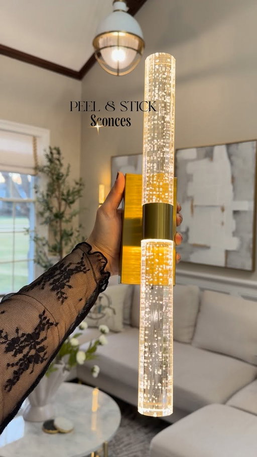 C0MMENT : Peel & Stick Sconces for all the details 🔗 

Adding peel and stick wireless sconces is an easiest, budget friendly way to decorate or refresh any space. These beautiful gold sconces are absolutely stunning, the best part is they require no hardwiring - it’s cordless, rechargeable and comes in a set of 2 and it’s remote controlled! It rotates 360 degrees so can be used in multiple ways  in the bedroom, dining room, living room or hallways!

Amazon Home Finds 
Found It On Amazon
Amazon Gadgets 
bedroom decor ideas
 home inspiration trending reels
designer looks for less
Easy diy