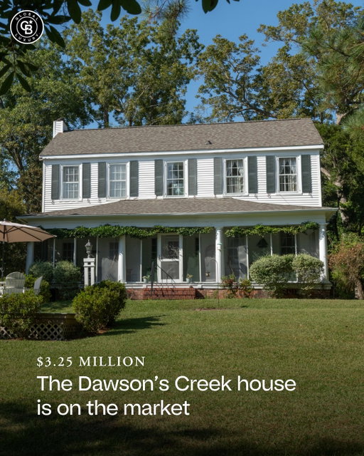 A real slice of Dawson’s Creek history—with the actual white dock—set on 1.7 acres along Hewlett’s Creek in Wilmington. Built around 1880 from shipwreck timber and later moved to its current location by a single horse, this waterfront classic pairs pop-culture nostalgia with everyday coastal calm.

▪️ 6424 Head Road, Wilmington, NC
▪️ $3,250,000 | 4 BD | 3.5 BA | ~2,300 SQ FT
▪️ Listing by Jill Sabourin | Coldwell Banker Sea Coast Advantage
▪️ @sabourin_homes @cbseacoastadvantage @coldwellbanker