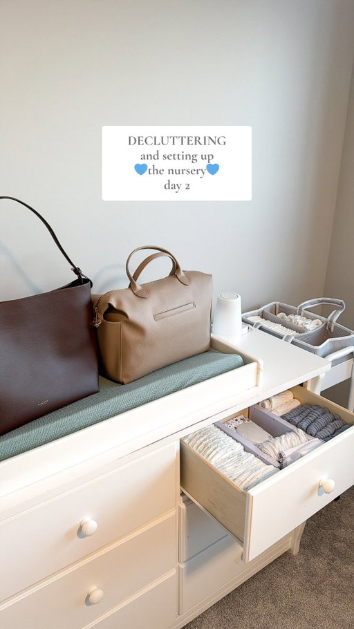 A little more progress in decluttering and organizing the baby’s room. I’m behind on sharing videos- this was actually from last week but it’s so nice making some more progress in his nursery. I promise that these drawer organizers are the best thing to use to keep kid’s dresser drawers organized and easy to find things! 

#decluttering #nurseryorganization #organizewithme