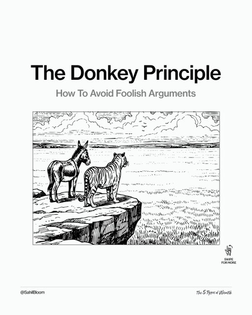 This is the most important thing you’ll read this week…

Lesson: If you argue with a fool, you become one.

A deeper dive into this story and lesson was first shared with 800,000+ readers in my free 3x weekly newsletter. Comment NEWS for the link to join today!

#growth #mindset #relationships