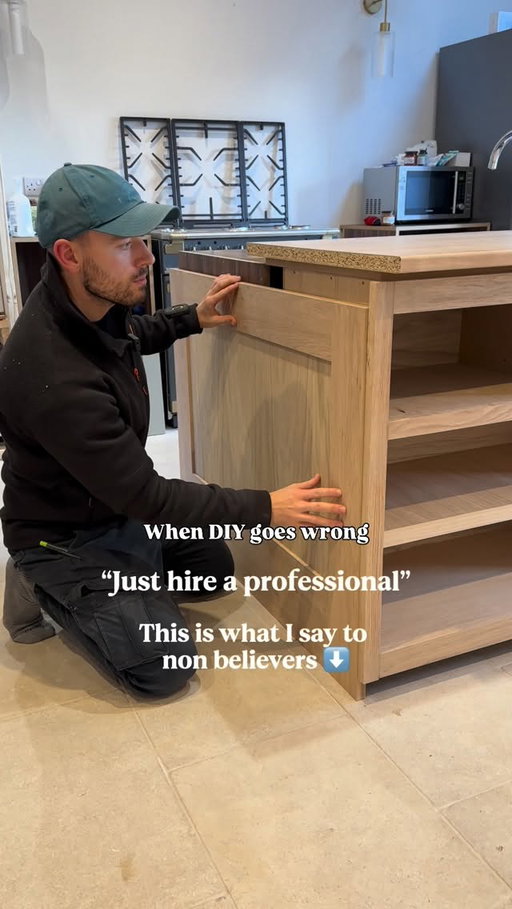 People always say: ‘Just get a professional to do it…’

But here’s the thing—how do you think the professionals got so good in the first place? 🤔

They learned by jumping in, making mistakes, figuring it out, and getting better every time.

DIY isn’t about being perfect on day one. It’s about having the courage to start, learning as you go, and ending up with something you built with your own hands (and a massive sense of pride 🏆).

So don’t listen to the people who tell you not to try. Listen to the ones who’ve done it and know it’s worth it ✅

What’s your next DIY project? Drop it below 👇

#diy #homerenovation #homeimprovement #ukhomerenovation #kitchenisland