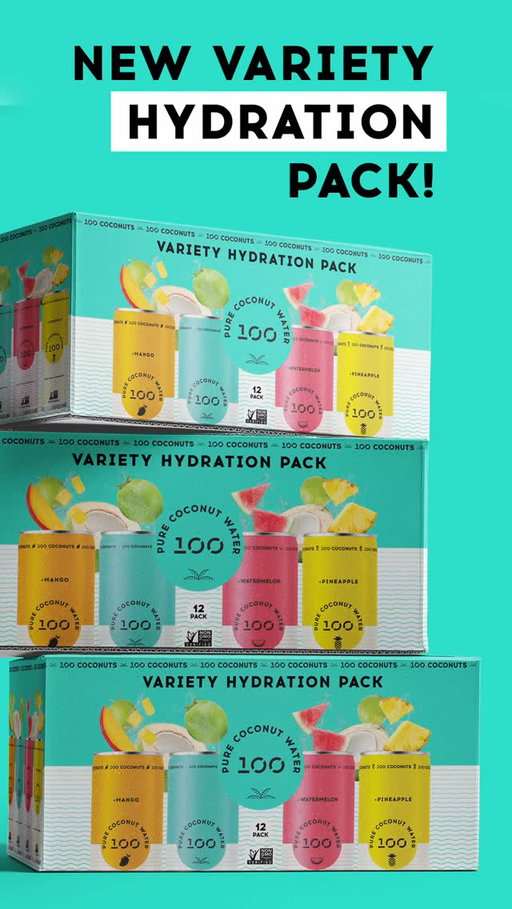Stacking Ws is not easy, but the team at 100 Coconuts is working overtime to make our fam’s dreams come true. 🥥🤝
All flavors. One box!
The Variety Pack is officially here.
PRE ORDER NOW at www.100coconuts.com
And did you catch something else about 100?
Hint: something exciting is coming, and it’s very "on brand"
Stay tuned 👀🥥🫢

#KeepIt100 #StackingWs #100coconuts #HydrationDoneRight #wellness