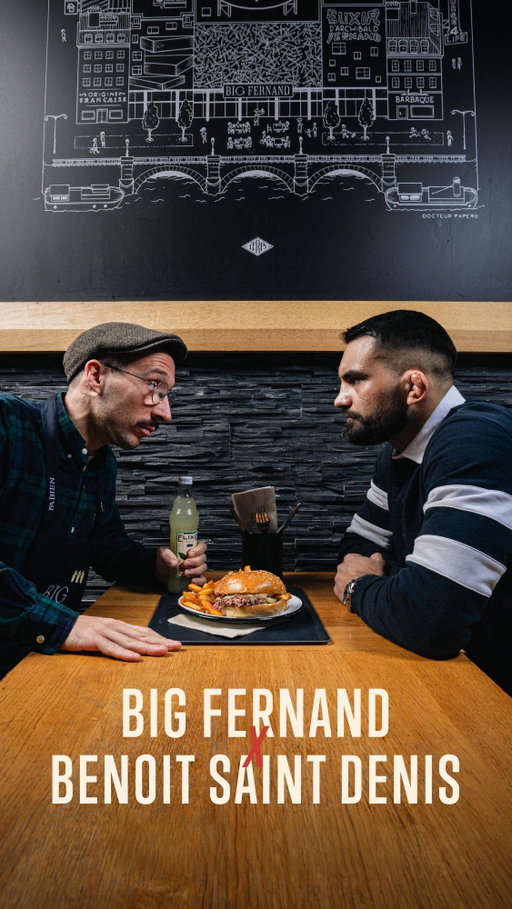@BenoitSt_Denis est venu débriefer de ses derniers combats avec @jodsmtc. Il se pourrait bien que ça lui donne des idées… 🥊🍔