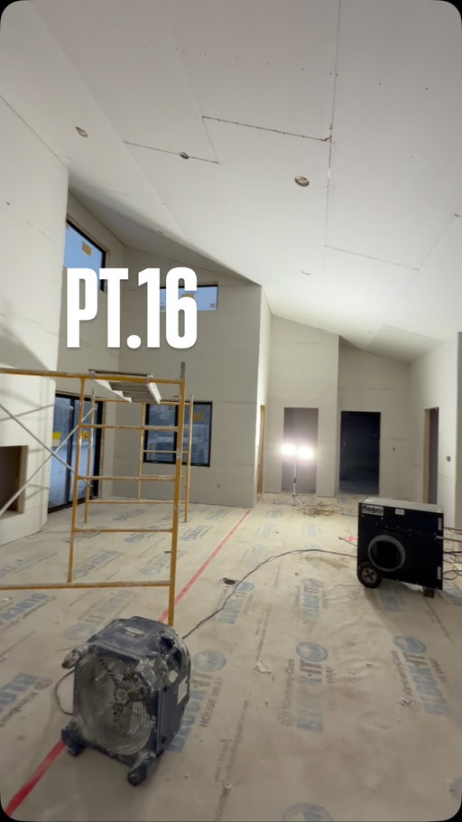 PT.16 Insulation and drywall #customhome #dıy #modernhome #series #drywall