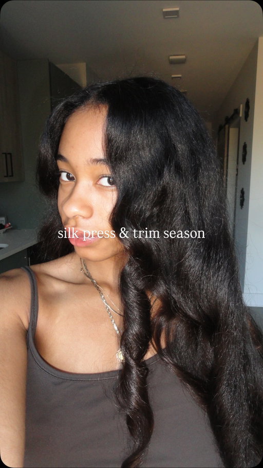 Natural hair is so beautiful!🥹😍 Rapunzel unlocked for the new year!!

Details on my much needed silk press & trim otw!🤍
-
-
-
#rapunzel #naturalhairstyles #silkpress #straighthair #blackgirlmagic