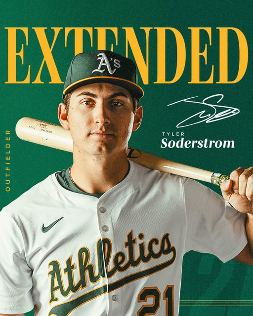 Sodey secured 🔒

We have agreed to terms with left fielder Tyler Soderstrom on a seven-year contract through the 2032 season with a club option for 2033.