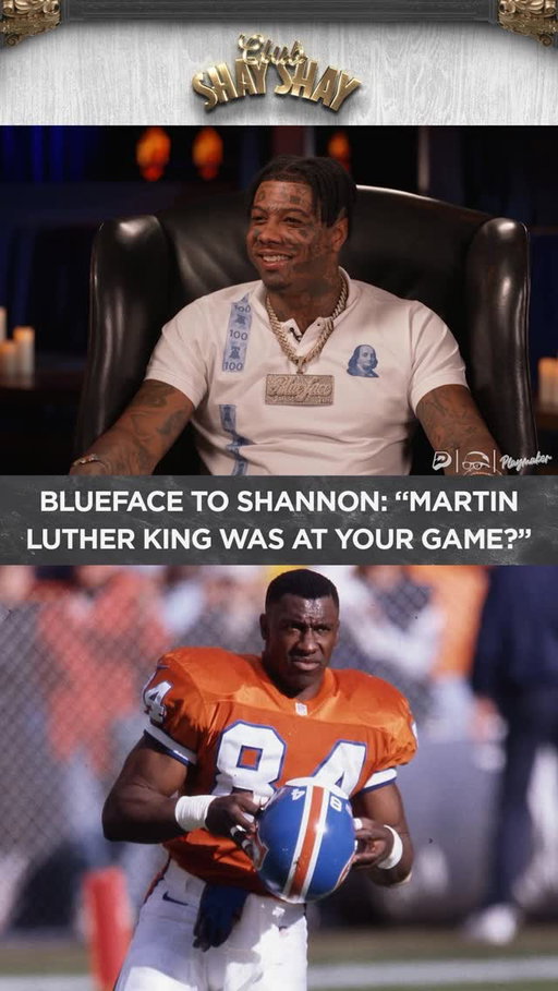 “Goddamn. That’s how long it’s been? ... Frederick Douglass was at the game? You had leather helmet on?” - @bluefasebabyy to @shannonsharpe84 

😂😂😂