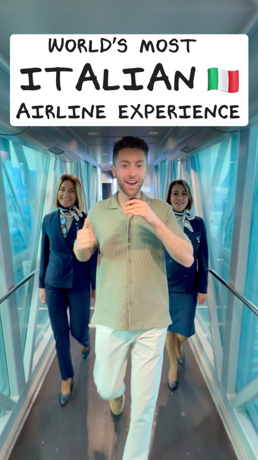 Most ITALIAN flight I’ve ever experienced 😭🤯🇮🇹
- 
This new airline experience starting from Rome, Italy on @itaairways new business class… is something I’ll never forget 🍝
-
📣 #SpоnsoredbyITAAirways Shout оut to ITA Airways for hooking me up with this experience! 
-
#travel #bucketlist #rome #italy